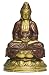 Kuan-Yin in Meditation Statue, Gold and Red