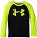 Under Armour Boy's 2-7 Big Logo Long Sleeve Black
