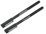 Remarkable Flame ballpen with black barrel and black ink, made from recycled UK waste products, BOX of 10