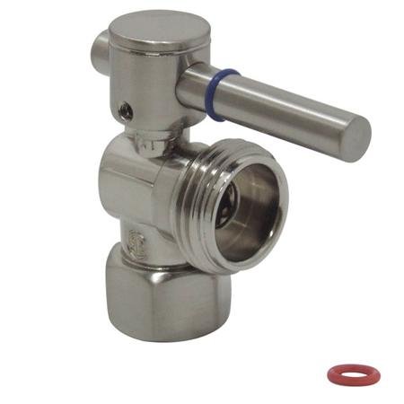 Best Price 1/2 IPS x 3/4 HOSE WASHING MACHINE VALVE-Satin Nickel Finish