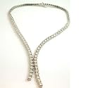 18ct White Gold 9.73ct Diamond Necklace