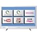 Sony KDL24EX320WU 24-inch Widescreen Full HD 1080p Edge LED Internet TV with Freeview - White