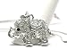 Beautiful Ice Crystal Circus Elephant Charm Necklace Silver Tone (Style2)