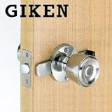 GIKEN(技研) ニュータイプ ホームラッチ 空錠(内鍵付き) BS60mm　室内 ドアノブ 交換 取替え 寝室 個室 間仕切り 向け GATE対応 内締錠01