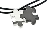 M+Y STEEL Love Puzzle Couples Pendant
