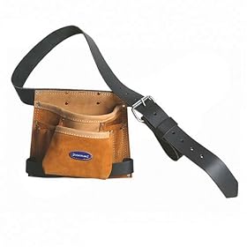 Silverline Toolpouch 8pocket Leather