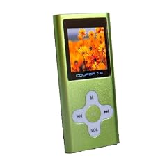 S2-digital Cooper15 MP3-Player mit 4GB und 1,5" (3,8cm) Farbdisplay - Farbe Gr�n