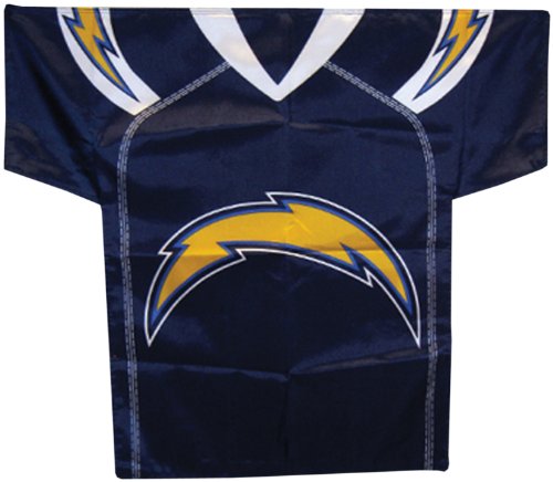NFL San Diego Chargers Jersey Banner (34-by-30-Inch/2-Sided)