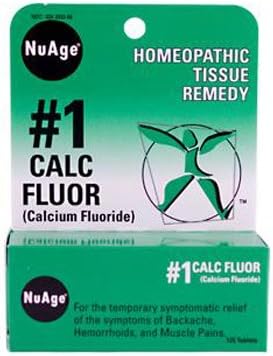 Nu-Age Calc Fluor 6X #1 125 Tablets, 6 Pack