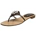 Nine West Women's Rufus Flat Jeweled Sandal