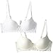 Lily of France Women's 2 Pack Smooth Lace Push Up Bra 2179541