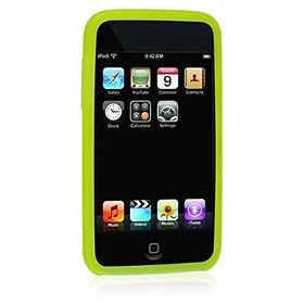 Premium Silicone Skin Case Cover with Screen Protector for Apple iPod Touch 3 and 2 MP3 Players (iPod Touch NOT included)