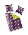 Bierbaum Wohnen 4847_02 155x220cm Go2Bed Mako-Satin-Bettwäsche beere