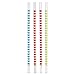 Zak Designs Dot Dot 12-pack Reusable Drinking Straws, Assorted - Brights