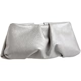 Jalda Pebbled Stacey Clutch with Chain