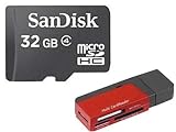 Sandisk 32GB 32G Class 4 MicroSD C4 MicroSDHC Micro SDHC Memory Card with S ....
