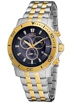 Invicta Men's 6792 Pro Diver Collection Chronograph 18k Gold-Plated and Stainless Steel Watch