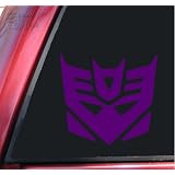 Transformers Decepticon Vinyl Decal Sticker - Purple