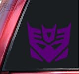 Transformers Decepticon Vinyl Decal Sticker - Purple
