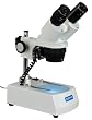 OMAX 20X-40X-80 Dual LED 3D Stereo Microscope with Multi-Power (Batteries and AC Adapter) and All Metal Frame
