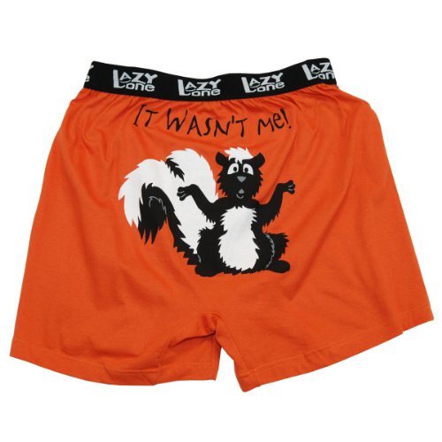Lazy One Men's It Wasn't Me! Comical Boxer Shorts