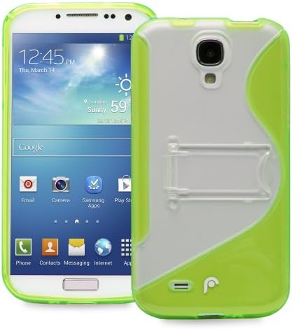 Fosmon 4 in 1 Bundle for Samsung Galaxy S4 IV / I9500 - 1x Fosmon HYBO-SK Series PC + TPU Hybrid Kickstand Case (Green) 1x Fosmon Micro USB Car / Vehicle Charger 1x Fosmon Micro USB Home / Travel Charger 1x Fosmon Micro USB Data Charging Cable