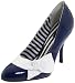 Pleaser Women's Darling-12/NBW Spectator Pump,Blue Patent,8 M US