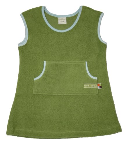 loud + proud Unisex - Baby Babybekleidung/ Kleid 605, Gr. 98/104, Gr&uuml;n (Moos) Preisvergleich