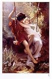 Le Printemps by Pierre-Auguste Cot - Fine Art Print Poster - 22.50 x 35.00 by GatorFrames.com