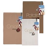 Set of 3 Eddingtons Store Bags: Onion, Potato & Garlic