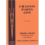 1928 1934 1935 1936 1937 FORD Parts Book List Guide by Ford