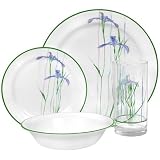 CorelleImpressions16-PieceDinnerwareSetwithDrinkware,Servicefor4,ShadowIris