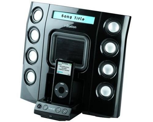 Childrens Toyshop  Computer : Logic3 MIP108K i-Station 8 LCD Docking Station/Speaker System for iPod - Black