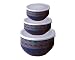 Pfaltzgraff Amalfi Classic 6-Piece Enamel on Steel Bowl Set, Large