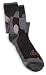 Hot Chillys Mid Volume Winter Sport socks are warm socks for skiing boarding or any winter sport High tech yarns and knitting move moisture away from your foot resist odors and move easily with your feet On Hot Chillys heat scale from 1 (cool) to 10 (hot) these socks score an 8 Mid weight sock offers plenty of warmth for snow sports without excess bulk Engineered to move moisture away from your skin Bio silver technology resists odor causing bacteria Arch stabilization and articulated hinge at the ankle break create a snug comfortable fit Warmth factor of 8 on 1 10 (cold to hot) scale