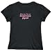 T-SHIRT WOMAN BLACK " KISS ME , I'M INSURANCE AGENT " Large