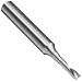 Onsrud Cutter 63-600 Solid Carbide Upcut Spiral O Flute Router Bit, Uncoated (Bright) Finish, 1 Flute, 22 Degree Helix