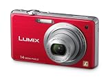 Panasonic LUMIX DMC-FS11EG-R Digitalkamera (14 Megapixel, 5-fach opt. Zoom, 6,86 cm Display, Bildstabilisator) rot