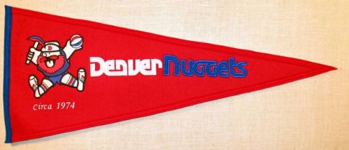 Nuggets Hardwood Classic Pennant