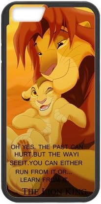 LeonardCustom Protective Hard Rubber Coated Cell Phone Cover Case for New iPhone 6S &amp; iPhone 6 (4.7"), The Lion King -LCI6U1360