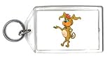 Keychain with animal, dog, canine, mammal
