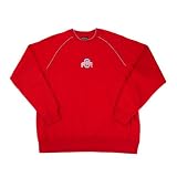 Antigua Ohio State University Inspired Fleece Long Sleeve Crewneck Pullover