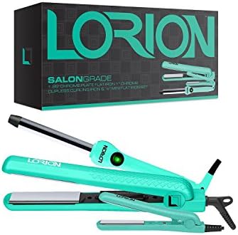 Lorion 1.25" Iron/0.5" Mini/1" Barrel Curler - Neon Turquoise