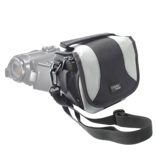 See Stylish Black Adjustable Case To Use With Samsung HMX-S10BP, HMX-M20BP & QF20 Camcorder, By DURAGADGET
