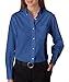 Van Heusen 13V0110 Womens Wrinkle-Resistant Oxford - Corporate Blue - 2XL