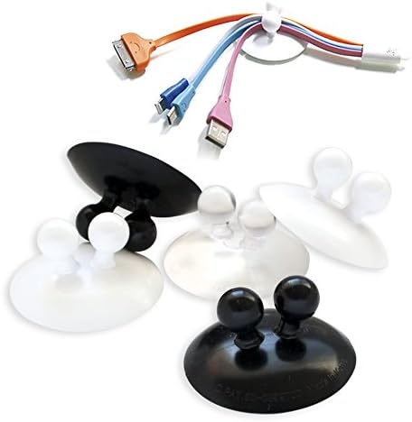 olthing Multipurpose Universal Holder, Cable, Toothbrush, Organization Clip/Hook, UniHolder for Kitchen, Bathroom, Office and Car (5 in a pack)