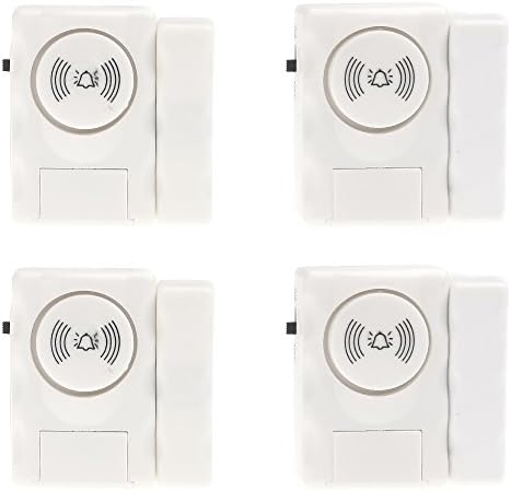 RavTech(TM)Smart Home Security Entry Alarm Warning System with Magnetic Sensor for Door Window 4PCS detector alarme wireless siren