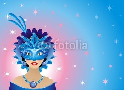 Donna in Maschera-mask Girl-fille Masquée-vector - 42 Donna in Maschera-mask Girl-fille Masquée-vector - 42