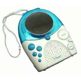 Emerson Shower Power Water-Resistant CD Player, Radio and Mirror