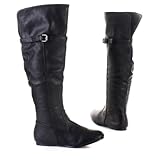 Damen Schuhe, Stiefel, 0250, Synthetik in hochwertiger Leder Optik, Schwarz, Gr 41
